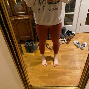 Maroon Lululemon Align Leggings